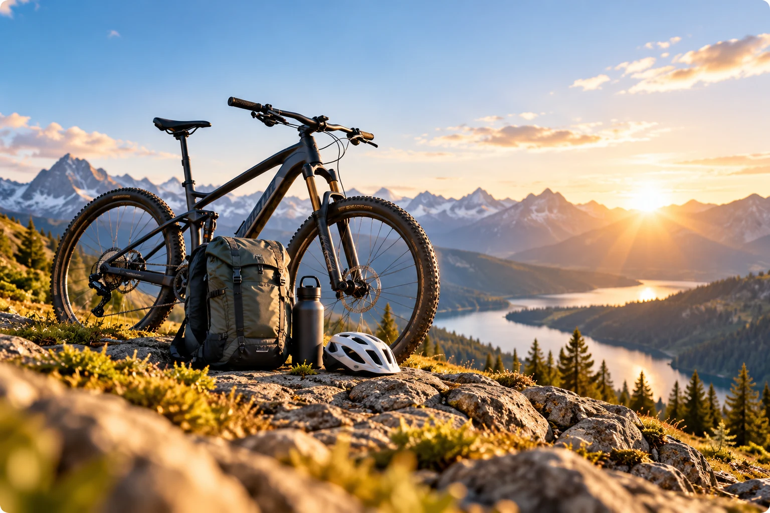 Outdoor-Ausrüstung im alpinen Umfeld
